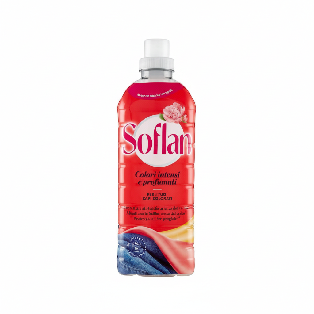 Soflan Detersivo per Capi Colorati - Colori Intensi e Profumati (15 pranja)