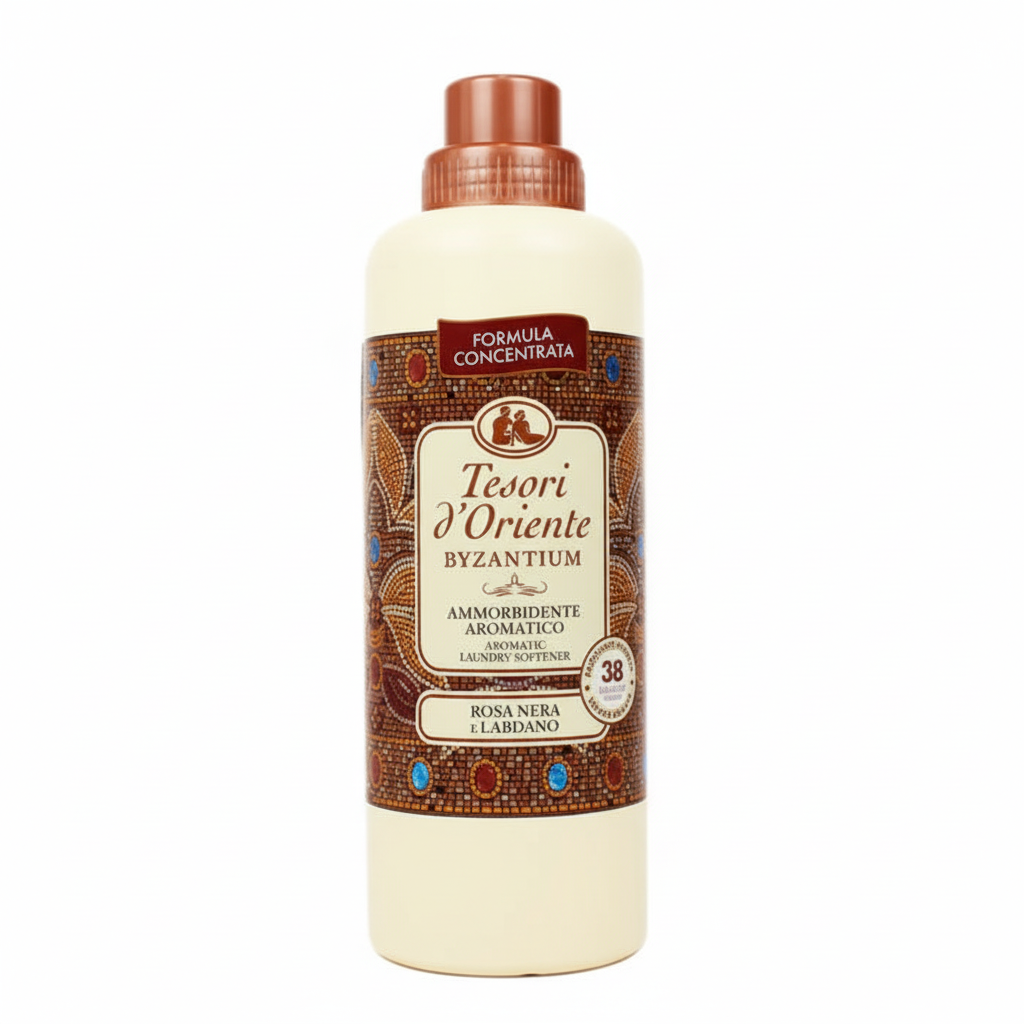 Tesori d'Oriente Ammorbidente Aromatico Byzantium Rosa Nera e Labdano (38 pranja)